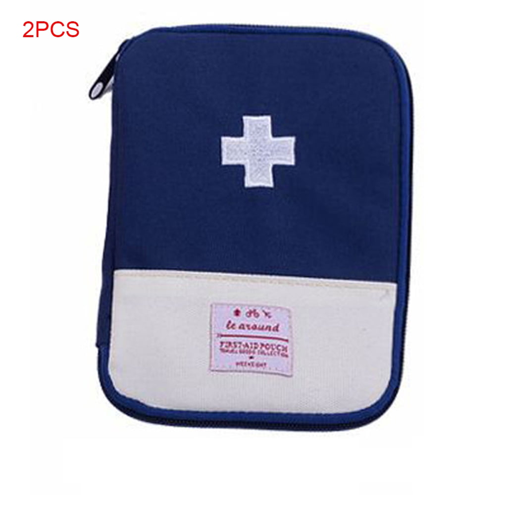 2 Pieces Medical Bag Emergency Survival First Aid Kit . Bag Home Travel Camping