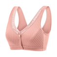 thumbnail image 2 of Front Button Bra  Convenient Front Button Bra Front Closure Sports Bras Women Cotton Ultra Soft Cup Everyday Sleep Bras Front Closure Cotton Sports Bras for Women, 2 of 7