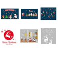thumbnail image 3 of pitrice Christmas Wall Sticker Santa Claus Snowmen Wall Decal Waterproofing Window Shop Glass PVC Wall Tattoo, 3 of 6