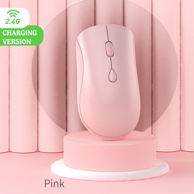 Chmadoxn Mouse Wireless 2.4G Silent Mouse Desktop Laptop Charging Wireless Mouse (charging 2.4G) a Bluetooth
