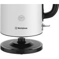 thumbnail image 3 of Westinghouse 1.7L Electric Steel Kettle - Matte White, Durable Steel Body Construction, 3 of 7