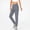 Grey, variant on hoksml Women Cargo Pants Joggers Pants Casual Active Pants Solid Color Elastic Waist Button Zippers Pockets Slim Pants Comfy Athletic Track Pants