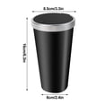 thumbnail image 1 of Storage Bins with Lids Car Garbage Bin Storage Box Multifunctional Press Open Lid Storage Box Suitable for Various Scenarios Of Car Storage Box, 1 of 9