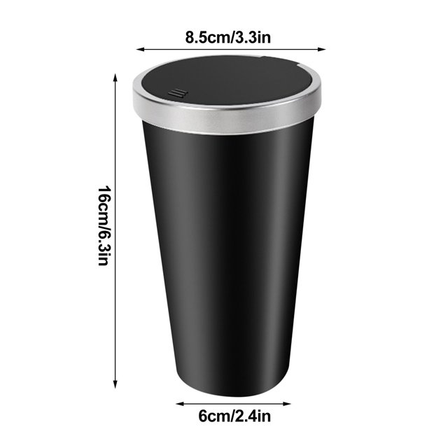 Storage Bins with Lids Car Garbage Bin Storage Box Multifunctional Press Open Lid Storage Box Suitable for Various Scenarios Of Car Storage Box
