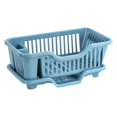 thumbnail image 4 of Luzkey Dish Drying Rack with Drain Tray Dinnerware Organizer Sink Dish Drainer Dish Rack and Drainaboard for Cafe Kitchen Countertop blue, 4 of 8