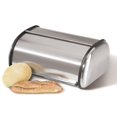thumbnail image 1 of Oggi Stainless Steel Roll Top Bread Box, Silver, 17.50 Inch by 7.50 Inch by 11.50 Inch, 1 of 6