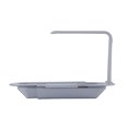 thumbnail image 2 of Oleegame 2PC Shower Soap Dish With Hook Adjustable To Fit Any Size Of Sinks Large Capacity StorageTelescopic Sink Storage Rack Gray, 2 of 3