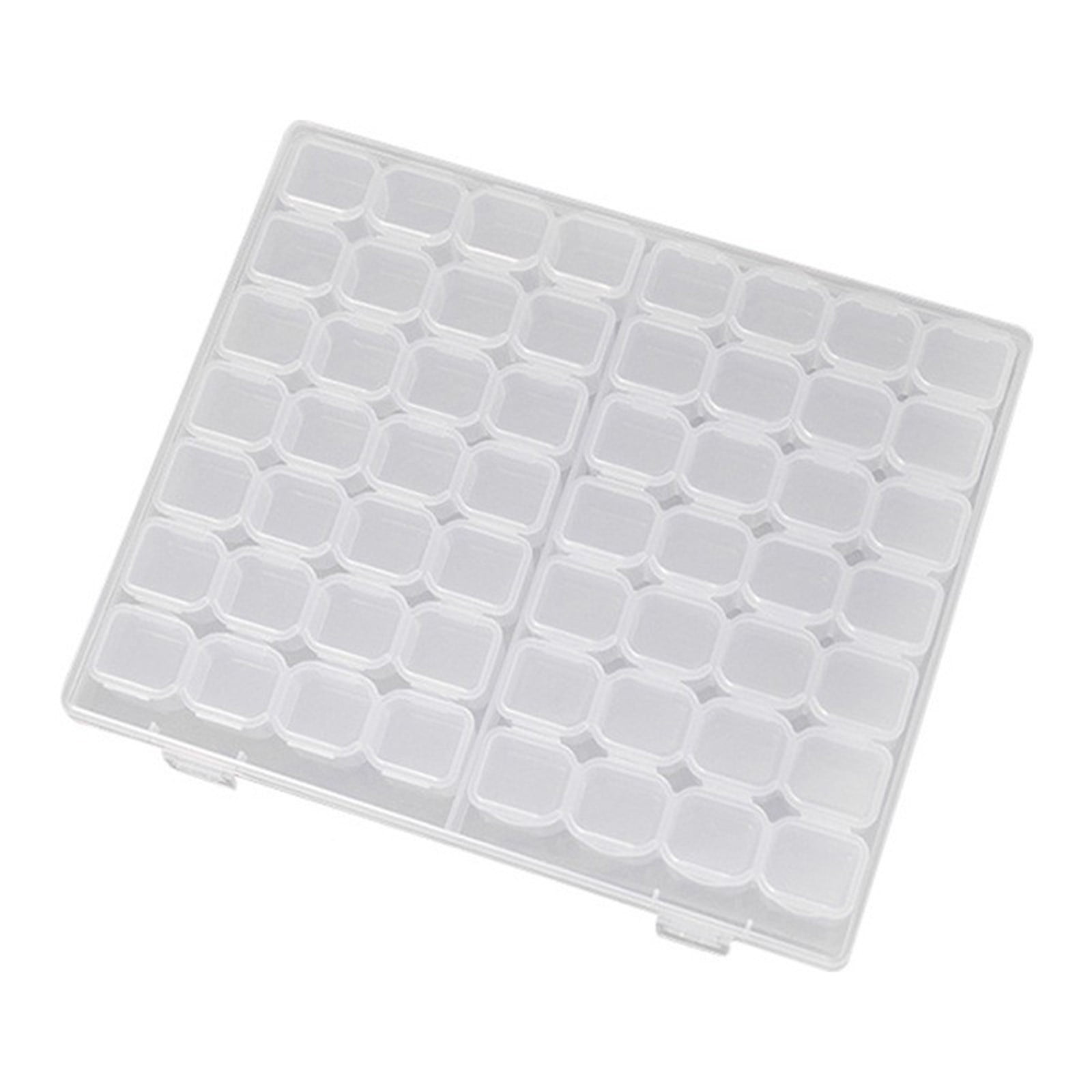 Meitianfacai 56 Grids Jewelry Storage Box Earring Ring Necklace Display Storage Container Crystal Bead Storage Box Accessories Container