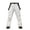 Blanc, variante sur Pantalon à Bretelles Imperméable et Isolé pour Hommes, Pantalon de Planche à Neige Ski, Salopette