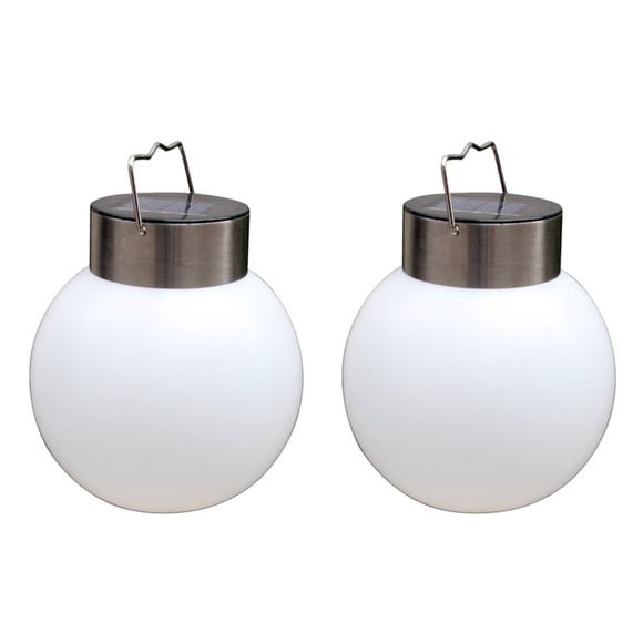 HLONK 2 Pcs Solar Outdoor Lights Garland Garden Waterproof Hanging Lamp