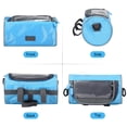 thumbnail image 3 of Cycling Bag, Bike Handlebar Mounted Bag, Cylindrical Storage Bag with Saperated Phone Bag Shoulder Strap, 3 of 7