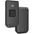 thumbnail image 1 of Case for CAT S22 Flip Phone, Nakedcellphone Slim Hard Shell Protector Cover - Black, 1 of 7