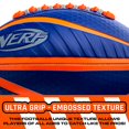 thumbnail image 4 of NERF Spiral Grip Mini Football - Patented Spacelace for Ultimate Spirals - Machine Stitched Construction - Pump Included, 4 of 6