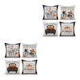 thumbnail image 2 of maskred 4piece Effortless Maintenance With Easy-care Decorative Pillow Cover Holiday Halloween-2 2Set, 2 of 6