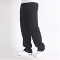 thumbnail image 2 of Men‘S Casual Solid Jogging Elastic Mid Waisted Sports Pants With Pockets Streetwear, 2 of 4