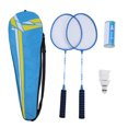 thumbnail image 2 of Badminton Racket Set,Iron Alloy Badminton Set with 3 Shuttlecocks Carrying Bag for Outdoor Backyard Games, 2 of 7