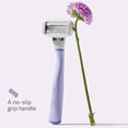 thumbnail image 4 of Flamingo Razors for Women, 1 Women's Razor Handle (Lilac), 13 Razor Five-Blade Refills, and 1 Shower Holder, 4 of 9