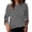 Grey_001, variant on Aocisk Women's Striped Color Block T-Shirts Long Sleeve Round Neck Regular Fitted Casual Tees Comfortable for Fall Tops Red L