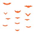 thumbnail image 1 of AYktou Décorations d'Halloween, Décorations de Fête d'Halloween, Décorations de Fête d'Halloween Tridimensionnelles Chauve-Souris Lumineuses Jaunes, Vertes et Rouges Autocollants Muraux, 1 of 2