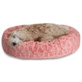 thumbnail image 1 of Majestic Pet 40" Lit de Bagel de Sherpa de Saumon Charlie, 1 of 4