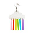 thumbnail image 3 of Way To Celebrate Rainbow Cloud Earrings, 3 of 4