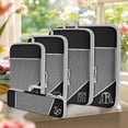 thumbnail image 1 of Packing Cubes Set Of 5 Compression Suitcase Luggage Organizer Bags For Travel Accessories, 1 of 3