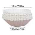 thumbnail image 2 of 100 Count Coffee Filter Paper 12 Cups Extra Large Coffee Filters, Commercial Coffee Maker Filters, Heavy Duty Paper Coffee Filters, 2 of 6