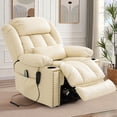 thumbnail image 5 of INGALIK Fauteuil Inclinable Élévateur à Double Moteur, Grande Puissance, Position Infinie, Fauteuil Inclinable à Plat, Fauteuil Élévateur Électrique en Cuir, Télécommande Remplaçable, 5 of 5