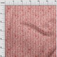 thumbnail image 2 of oneOone Viscose Chiffon Peach Fabric Geometric Texture Craft Projects Decor Fabric Printed By The Yard 42 Inch Wide, 2 of 4