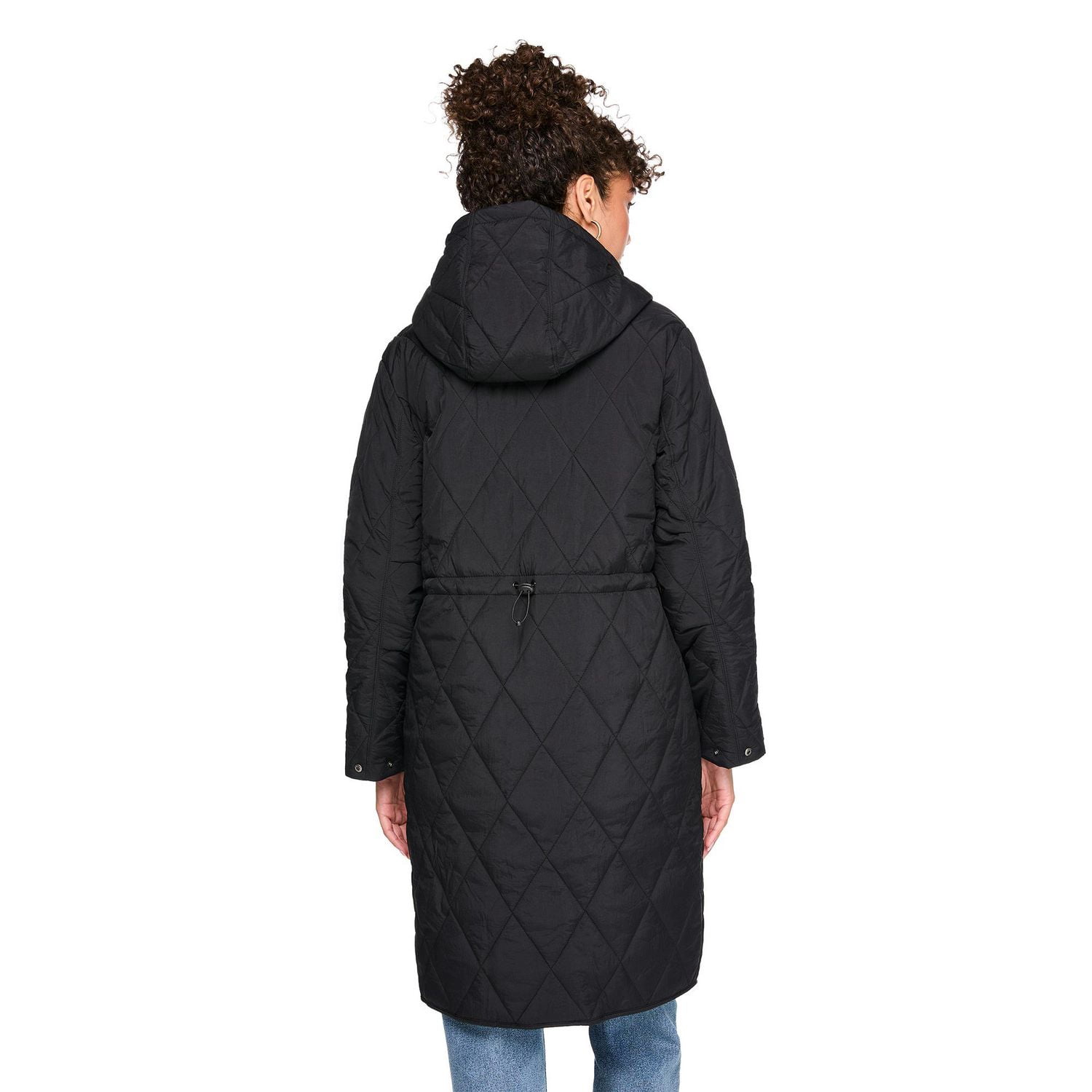 George Women's Long Quilted Coat