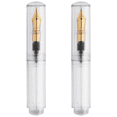 thumbnail image 1 of 2X Mini Pocket-Size Eyedropper Fountain Pen Writing Ink Pen F Nib Ink Pen Portable Mini Pocket Pen Transparent, 1 of 4