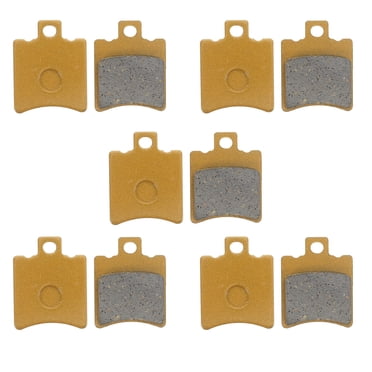 KAKOWELY 10 Pcs Plaquettes de Frein de Moto Plaquettes de Frein Arrière et Ensemble de Rotors Plaquettes de Frein avant Arrière Freins Trottinette Vélo de Montagne Plaquettes de Frein à Disque pour Motos Électriques Vélos Électriques et Karts