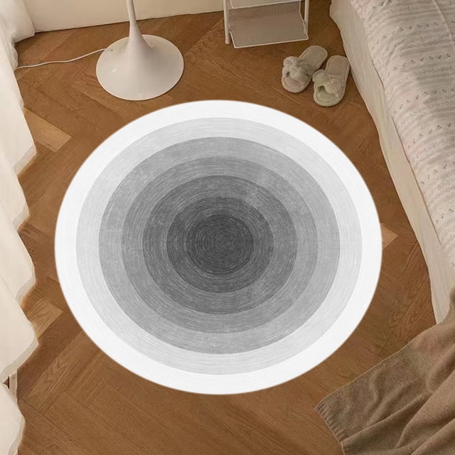 RXIRUCGD Round Carpet Living Room Cream Wind Sofa Coffee Table Bedroom Bedside Study Soundproof Floor Cushion