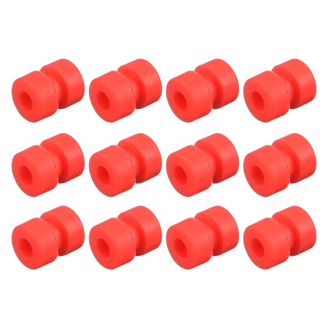 Unique Bargains 12Pack RC Anti Vibration Rubber Balls for F4 F7 Flight Controller M2x5.6mm Red