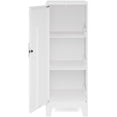 thumbnail image 3 of Pemberly Row 42.5"H 3 Shelf Metal Storage Locker Cabinet 3" Legs Pearl White, 3 of 8