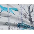 thumbnail image 5 of oneOone Rayon Light Blue Fabric Deer Craft Projects Decor Fabric Printed By The Yard 56 Inch Wide, 5 of 5