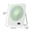 thumbnail image 3 of Portable Desktop Fan with 180° Foldable Head | 5 Speed Settings & Digital Display | 1000mAh Battery for Home Office Camping | Wall Mountable Small Fan, 3 of 6