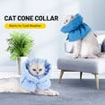thumbnail image 2 of Labymos Cat Cone Collar Stop Licking Adjustable Scarf Warm Recovery Collar, 2 of 8