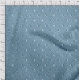 thumbnail image 3 of oneOone Cotton Poplin Fabric Waves & Sailboat Ocean Decor Fabric Printed BTY 42 Inch Wide, 3 of 4