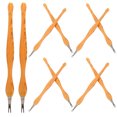 thumbnail image 1 of 10 Pcs Arrache-Cuticules en Acier Inoxydable Outil Pousse-Cuticules Manucure Art des Ongles Pousseurs, 1 of 8