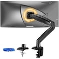 thumbnail image 1 of ErGear Support de Moniteur Simple de 13 à 49 Pouces pour Écrans Ultra Larges, Supporte 26,5 Lb, Bras de Moniteur Simple Robuste, Support de Moniteur Simple avec Pivot, Inclinaison, R, 1 of 7