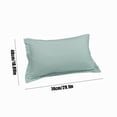 thumbnail image 3 of Yhmxh Room Decor-Couch Cover Bedding Comforter Sets Solid Color Pillowcase Polyester Sleep Pillowcase Good For Sleeping Soft And Breathable Sleep Pillowcase 4 Colors 18.90x29.13 Inch, 3 of 6