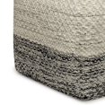 thumbnail image 4 of Simpli Home Macie Pouf Carré Bohème de 18 Pouces de Large en Polyester PET Gris et Blanc, 4 of 7