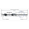 thumbnail image 2 of SurTrack FD-8119 CV Axle Shaft, 2 of 2
