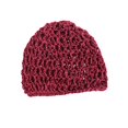 thumbnail image 3 of Esquirla Mesh Crochet Hair Net Curls Hair Wrap Lightweight Soft Elastic Crocheted Cap Red, 3 of 8