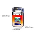 thumbnail image 3 of Big Savings! Creative Gradient Color Lighter, Outdoor Windproof Lighter with Double Arcs, Cool Transparent Lighter for BBQ, Camping, and Fire Starting, 3 of 6