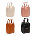 thumbnail image 3 of fastboy PU All Beauty Essentials In One Place Durable Makeup Bag Scratch-proof Cosmetic Organizer Bag Handle pink, 3 of 6