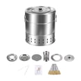 thumbnail image 4 of DOLITY BBQ Bucket Compact Kitchen Equipment Smokeless for Patio Camping Backpacking S, 4 of 9
