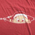 thumbnail image 3 of T-shirt de Maternité de Noël Bébé Espiègle Elf Drôle Annonce Grossesse Ventre (Rouge) - TTG, 3 of 4