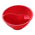 thumbnail image 1 of Migroa Cereal Bowl with Partition, Divided Bowl for Milk and Cereal, Anti Soggy Snack and Dip Bowls, Microwave and Dishwasher Safe Tableware Red, 1 of 9